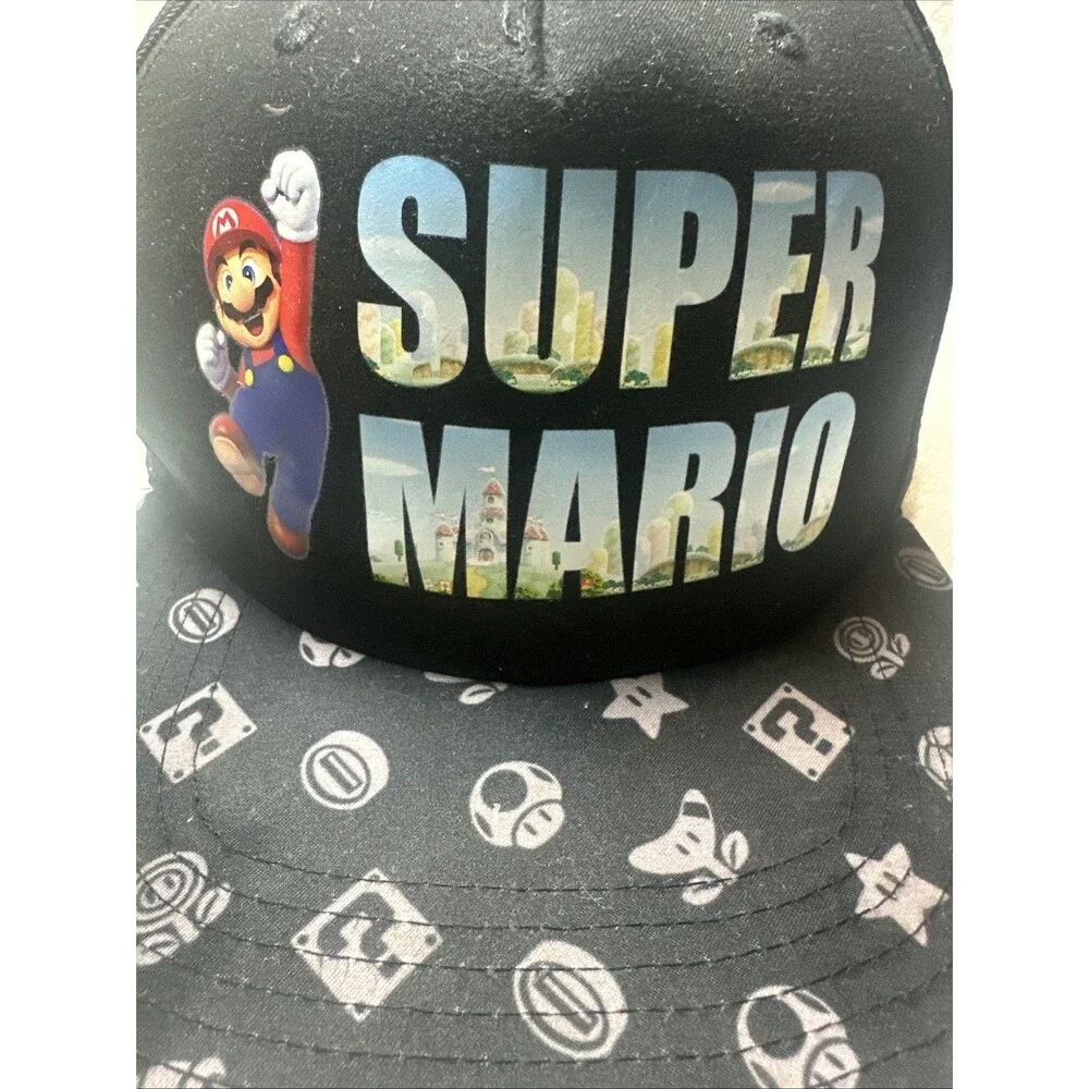 Super Mario Nintendo 2023 Youth Size OSFM Adjustable Cap Hat
